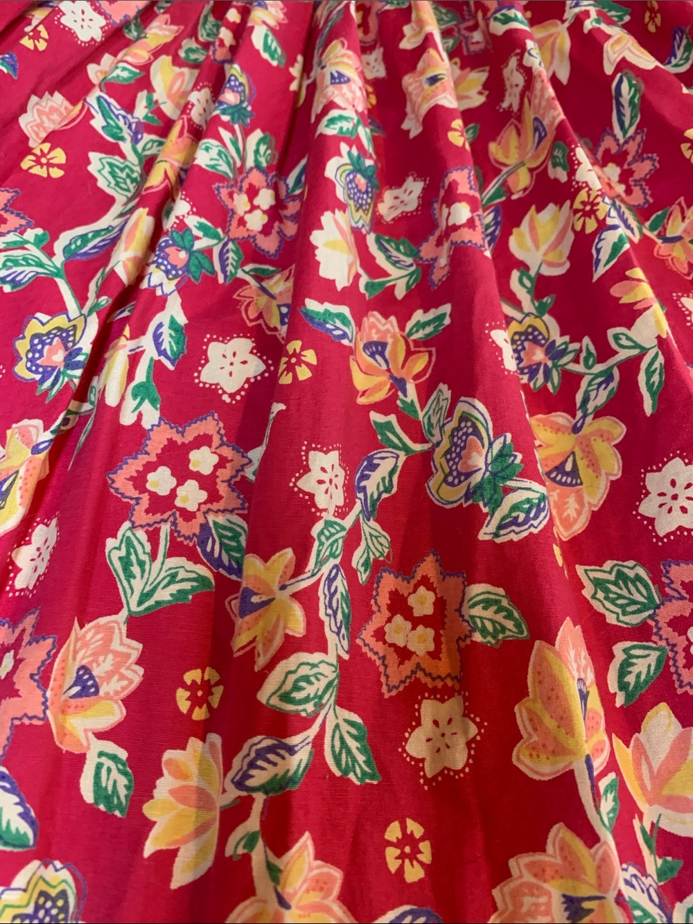 Vintage Printemps 100% Cotton Open Back Summer Dress - Picture 2 of 9